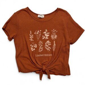 Revive Rust Colored “Limited Edition” Graphic Top (M)